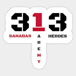 313 Sahabas Sticker